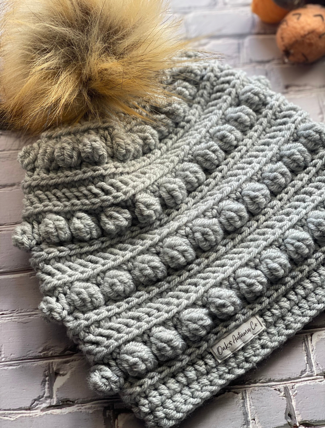 free crochet beanie pattern with bobbles – The Oil City Beanie